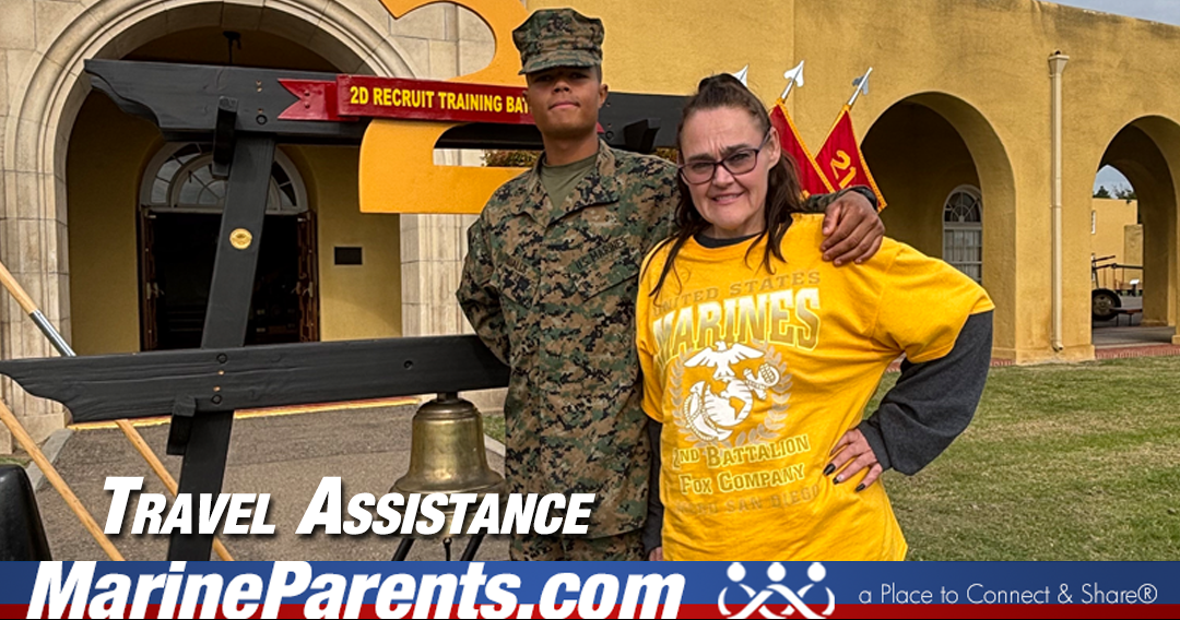MPTA Helps Marine Mom, Madrical, Attend Graduation