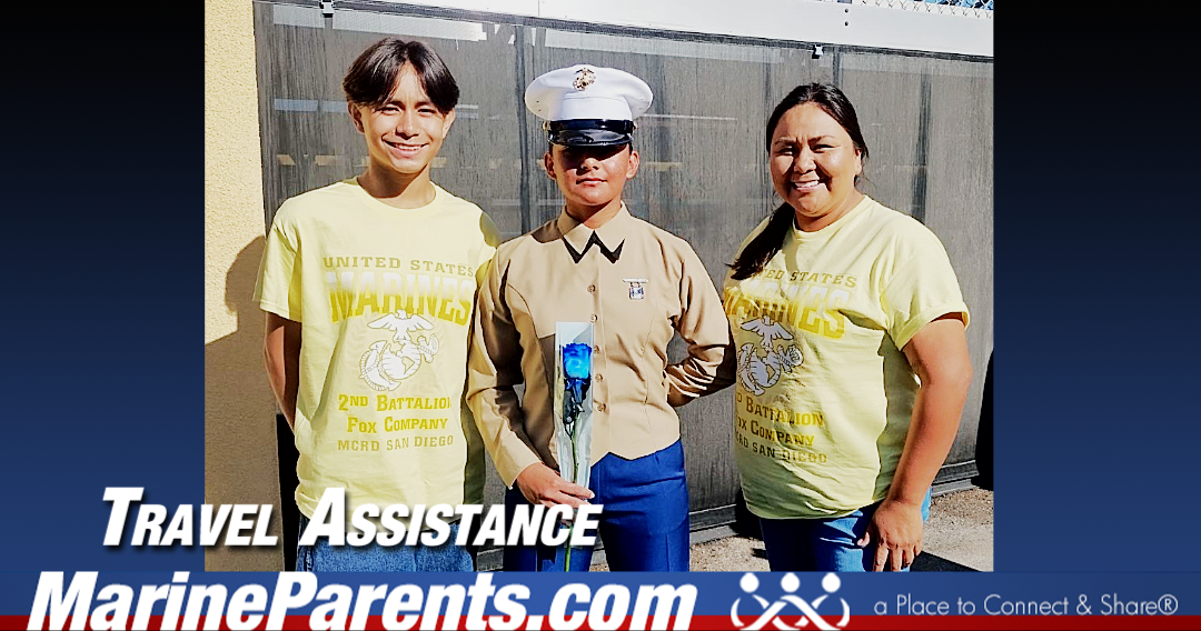 MPTA Helps Marine Mother, Abigail, Attend Graduation