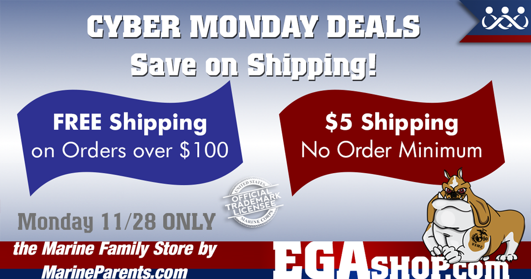 Cyber Monday Shipping Deals at the EGA Shop