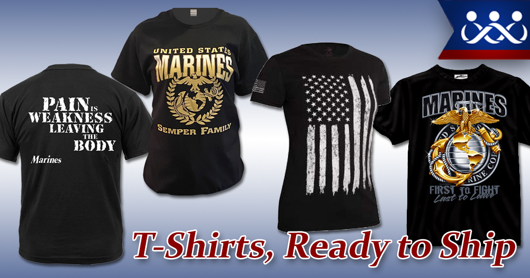 Marine Corps T-Shirts Ready to Ship