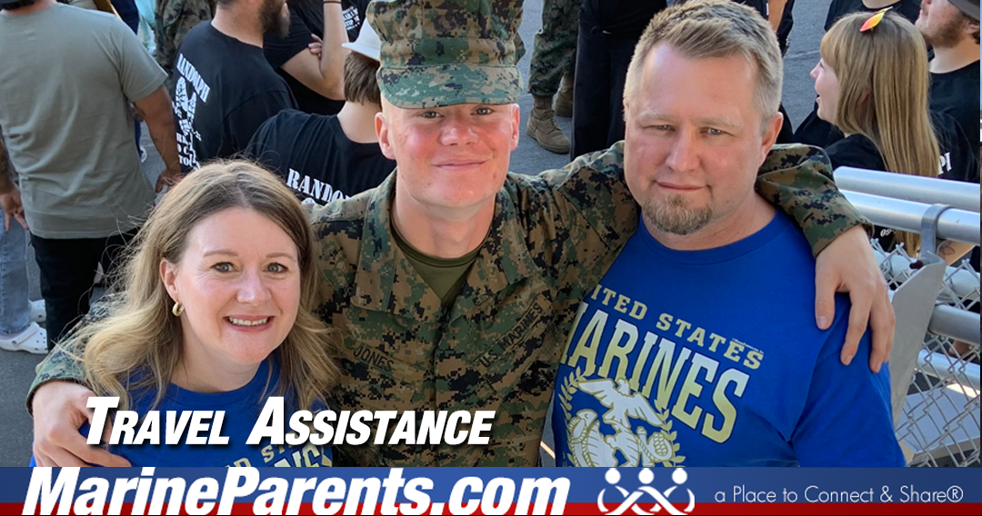 MPTA Helps Marine Parents, Irdi & Joshua, Attend Graduation