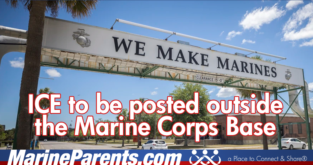 ICE agents will be stationed outside Marine Corps graduation events in South Carolina