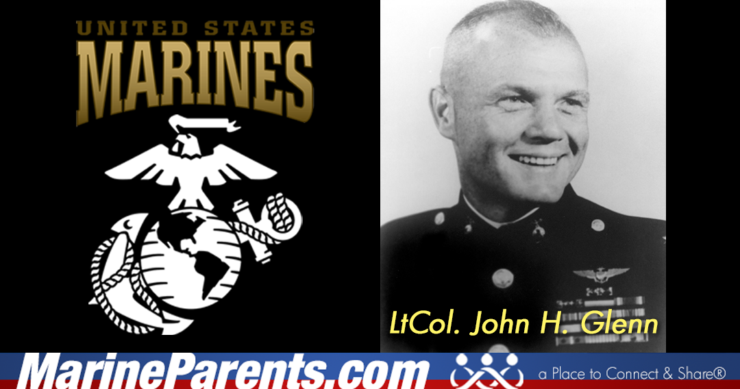 Lieutenant Colonel John H. Glenn Selected for Space Training