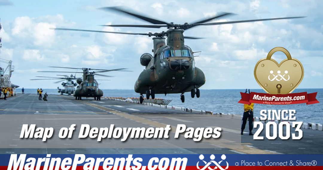 Deployment Pages on MarineParents.com