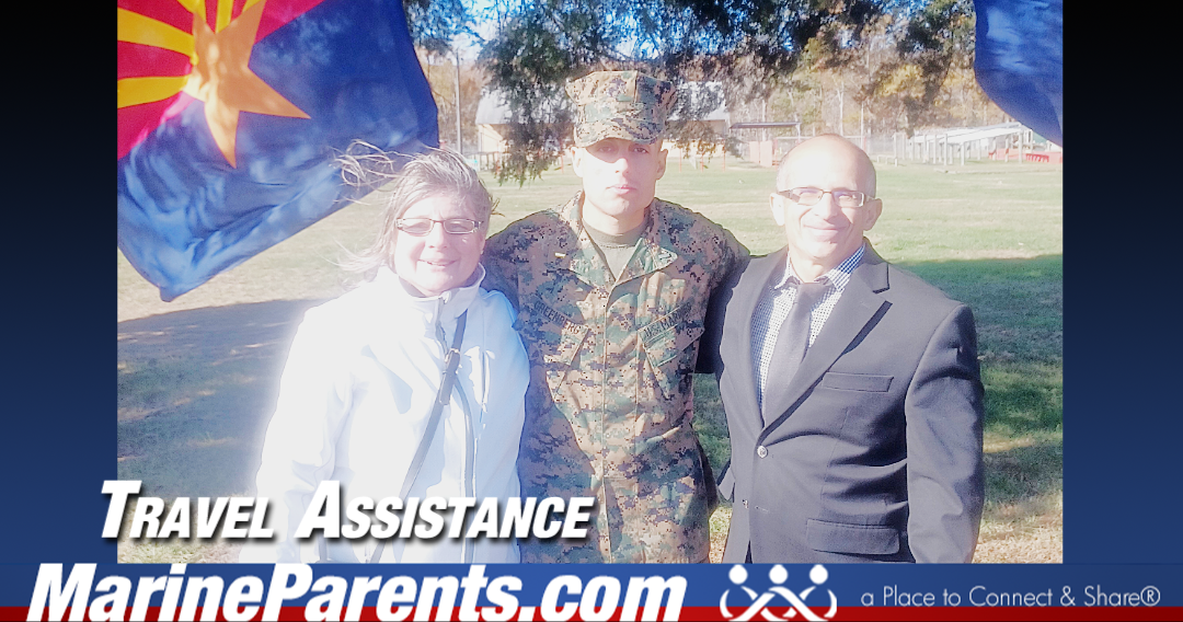 MPTA Helps Marine Parents, Ron and Judy, Attend Graduation